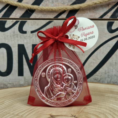 Marturii BOTEZ - Iconita Maica Domnului  (magnetica) Red