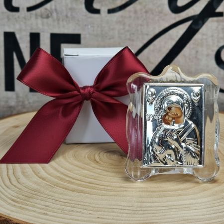 NUNTA - Iconita Maica Domnului pe suport de sticla