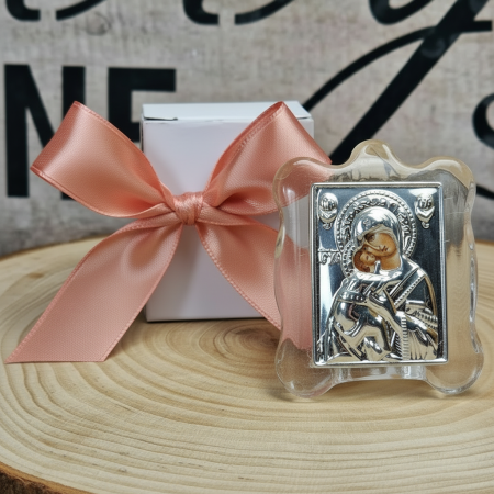 Iconita Maica Domnului pe suport de sticla [5]