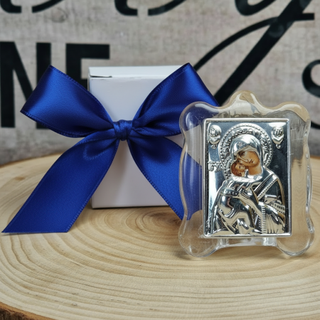 Iconita Maica Domnului pe suport de sticla [5]