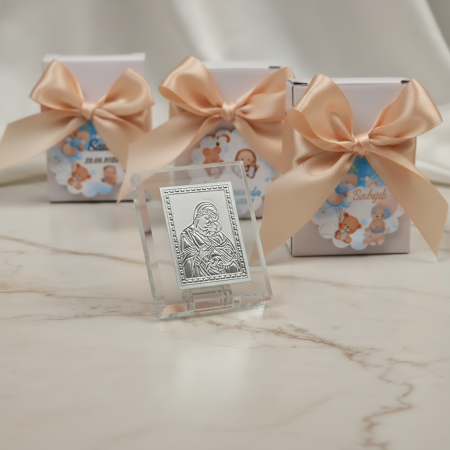 Marturii BOTEZ - Iconita Maica Domnului (funda aurie)