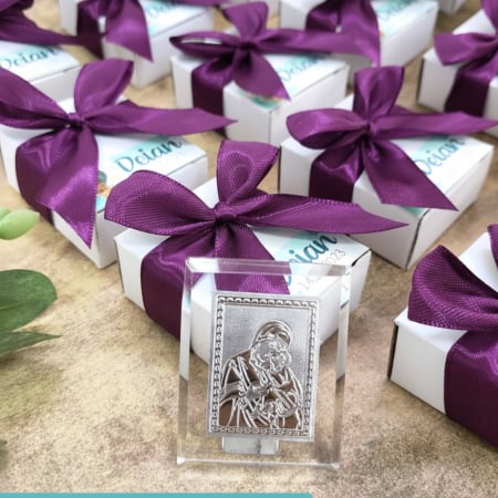 BOTEZ - Iconita Maica Domnului PURPLE