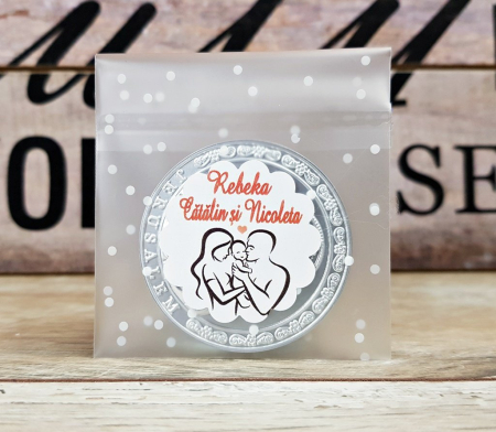 Iconita rotunda magnetica (argintie) [2]