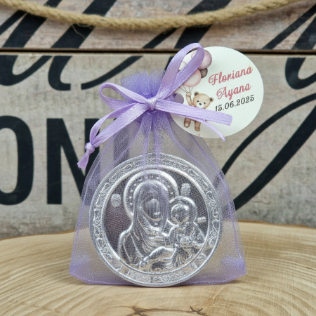 NUNTA - Iconita rotunda (magnetica) PURPLE