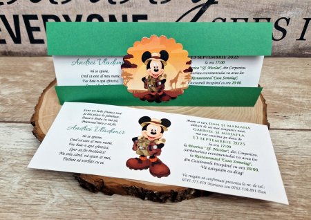 Invitatie Mickey Safari [5]