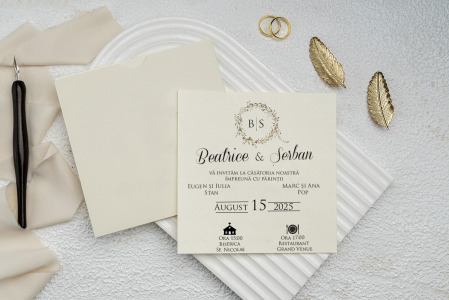 INVITATII NUNTA - Invitatie 9286