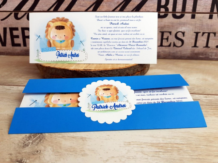 Invitatie Baby Lion [4]