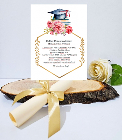 Invitatie BANCHET absolvire