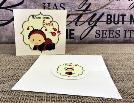 Invitatie Bebe Gargarita (crem perlat) [1]