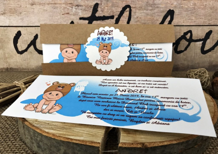 Invitatie - Bebe Ursulet