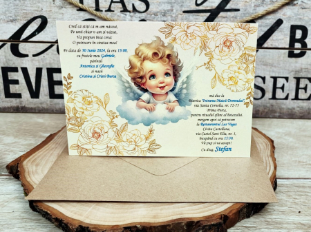 Invitatie Botez ANGEL BABY [4]