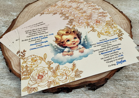 Invitatie Botez ANGEL BABY [3]
