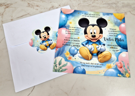 Invitatie botez Mickey Baby [6]
