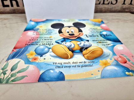 Invitatie botez Mickey Baby [3]
