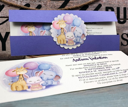 Invitatie botez BABY RABBIT [2]