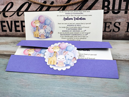 Invitatie botez BABY RABBIT [3]