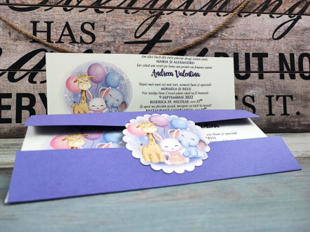 Invitatie botez BABY RABBIT [5]