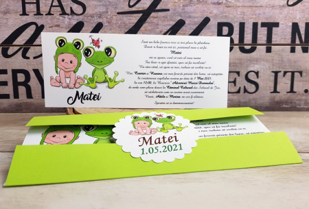 Invitatie Botez Bebe Broscuta [3]