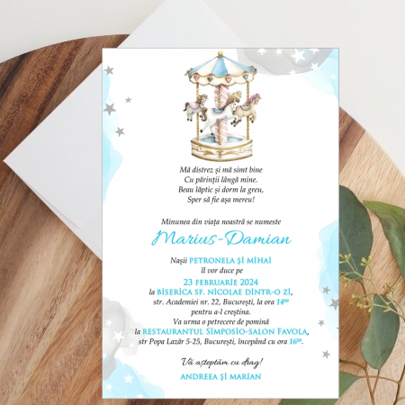 Invitatie botez CARUSEL [2]