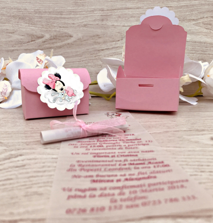 Invitatie botez cufar F7 - Minnie Sleeping [2]
