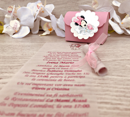 Invitatie botez cufar F7 - Minnie Sleeping [1]