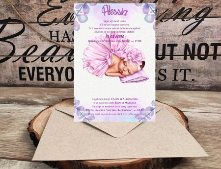 INVITATII BOTEZ - Invitatie Botez PM179