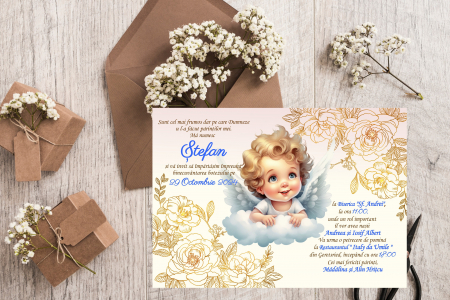 Invitatie Botez ANGEL BABY [2]