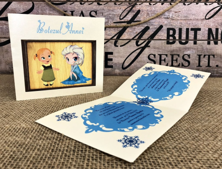 INVITATII BOTEZ - invitatie botez Elsa