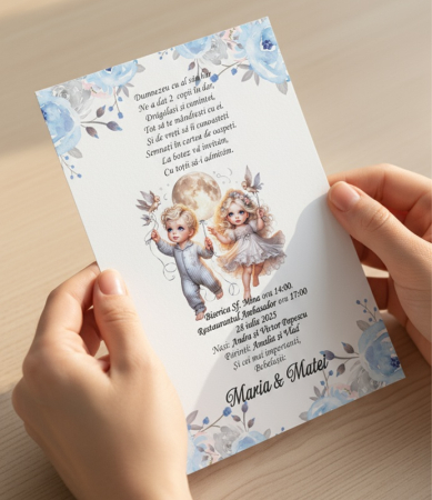 Invitatie botez gemeni PM203 [2]