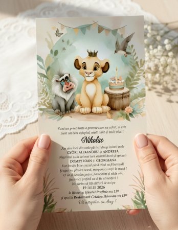 Invitatie botez Lion King [1]