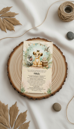 Invitatie botez Lion King [3]