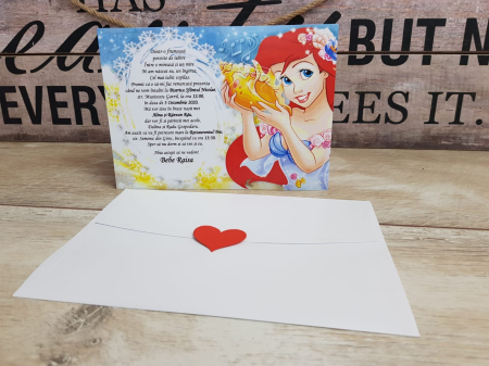 Invitatie botez MICUTA SIRENA