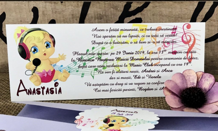 Invitatie botez - MUSIC BABY [4]