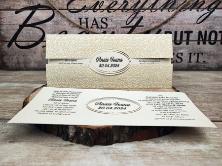 Invitatie botez CATIFEA CREM [2]