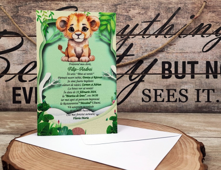 Invitatie Little Lion PM134