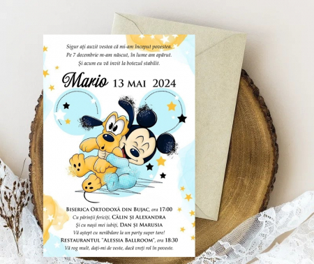Invitatie botez Mickey & Pluto [1]