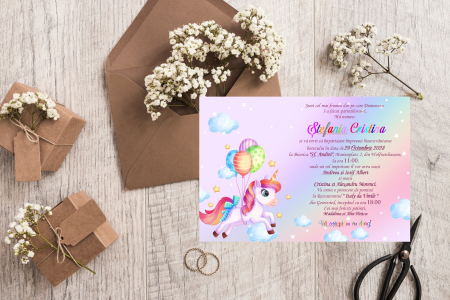 Invitatie botez UNICORN DREAM [4]