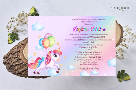 Invitatie botez UNICORN DREAM [1]