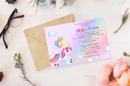Invitatie botez UNICORN DREAM [3]