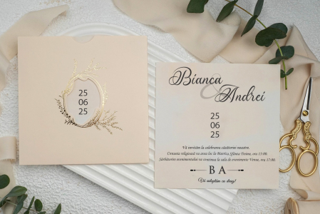 invitatii nunta MODERNE - Invitatie cod 9285