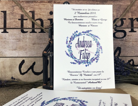Invitatie - Coroana din Lavanda [2]