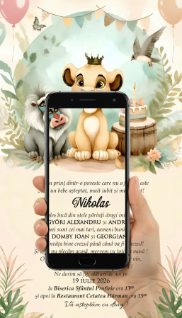 Invitatie digitala LION KING [1]