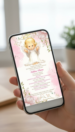 Invitatie electronica  Baby Angel [2]