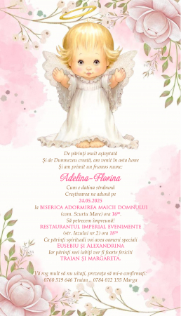 Invitatie electronica  Baby Angel [3]