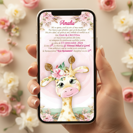 BOTEZ - Invitatie electronica PM111