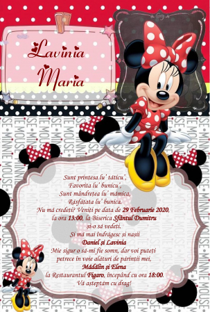 Invitatii digitale BOTEZ - Invitatie electronica - PM15