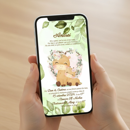 BOTEZ - Invitatie electronica PM190