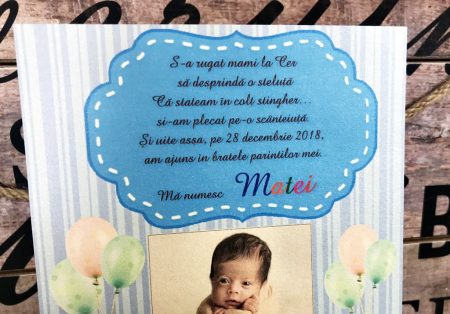 Invitatie FOTO - Magic Blue [2]