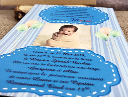 Invitatie FOTO - Magic Blue [3]
