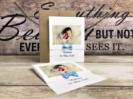INVITATII BOTEZ - Invitatie FOTO – Model B2